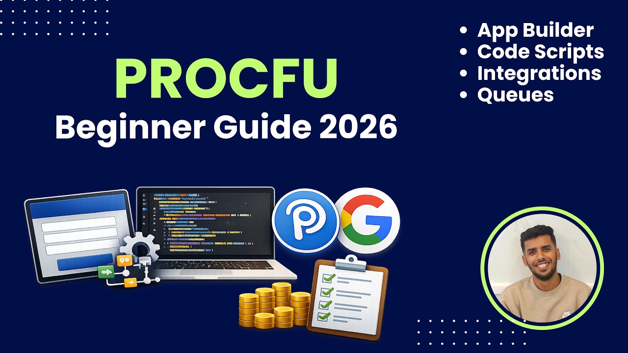 ProcFu Beginner Guide 2026 – App Builder, Code, Functions & Integrations (Full Walkthrough)