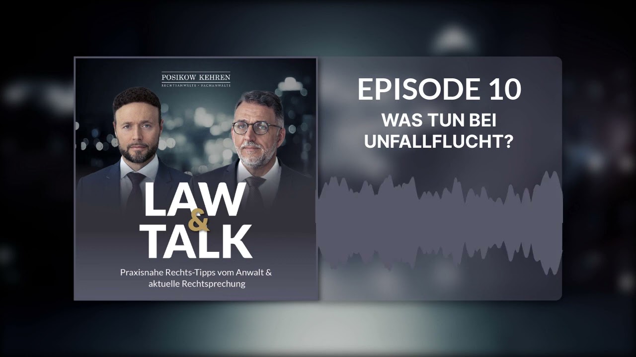 Episode 10 | Unerlaubtes Entfernen vom Unfallort: Fahrerflucht