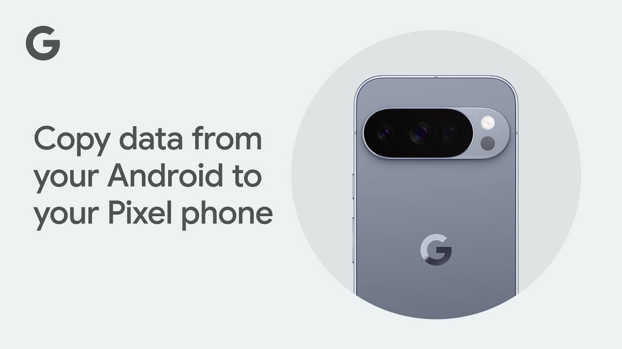 Копировать данные с Android на телефон Pixel