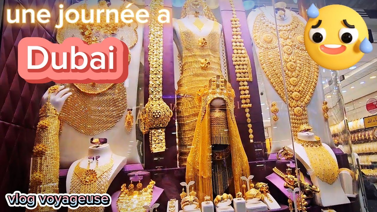Marché de l'Or de Dubai ! Une journée decouverte de Dubai a Pied !!