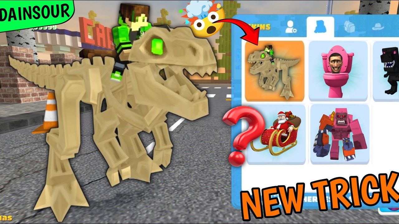 New Halloween Dainsour New Update School Party Craft 