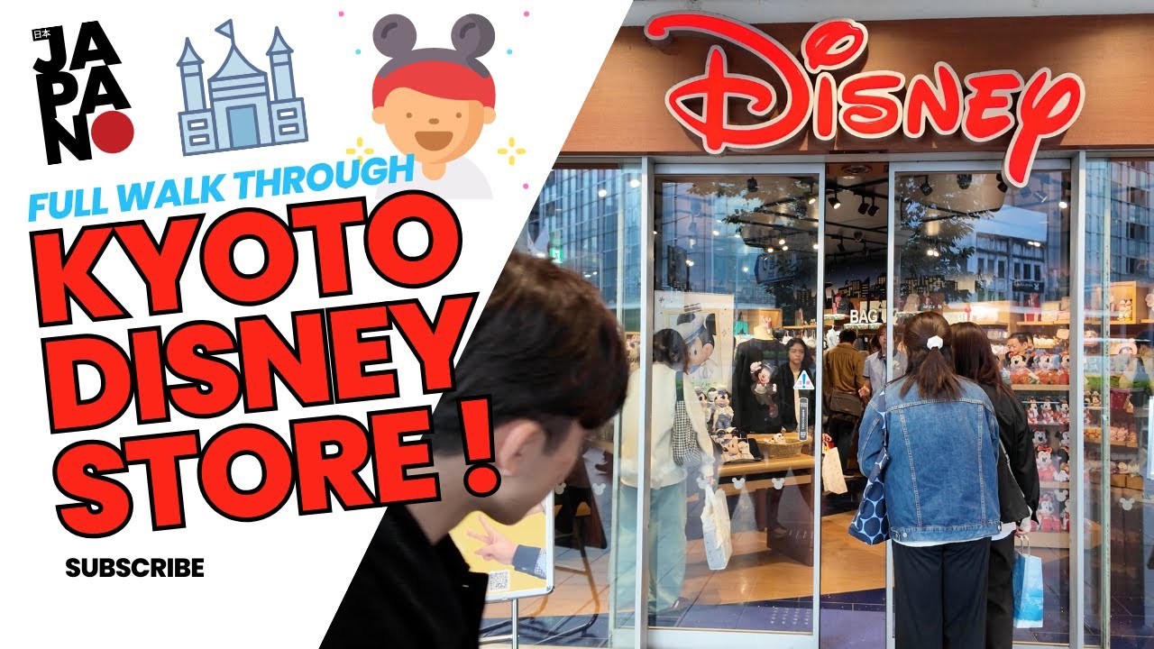 ПОСЕЩЕНИЕ МАГАЗИНА DISNEY В КИОТО, ЯПОНИЯ | ЭКСКУРСИЯ ПО 2 ЭТАЖАМ