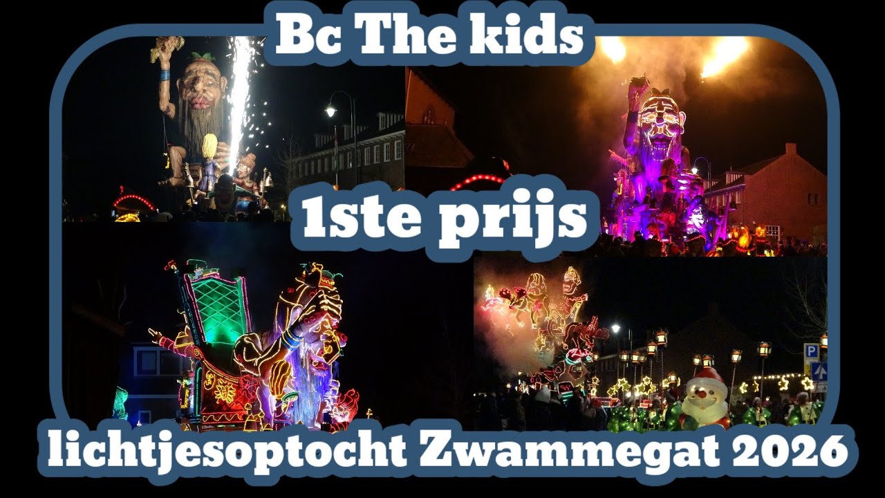 Bc The kids: eerste prijs Lichtjesoptocht Zwammegat 2026