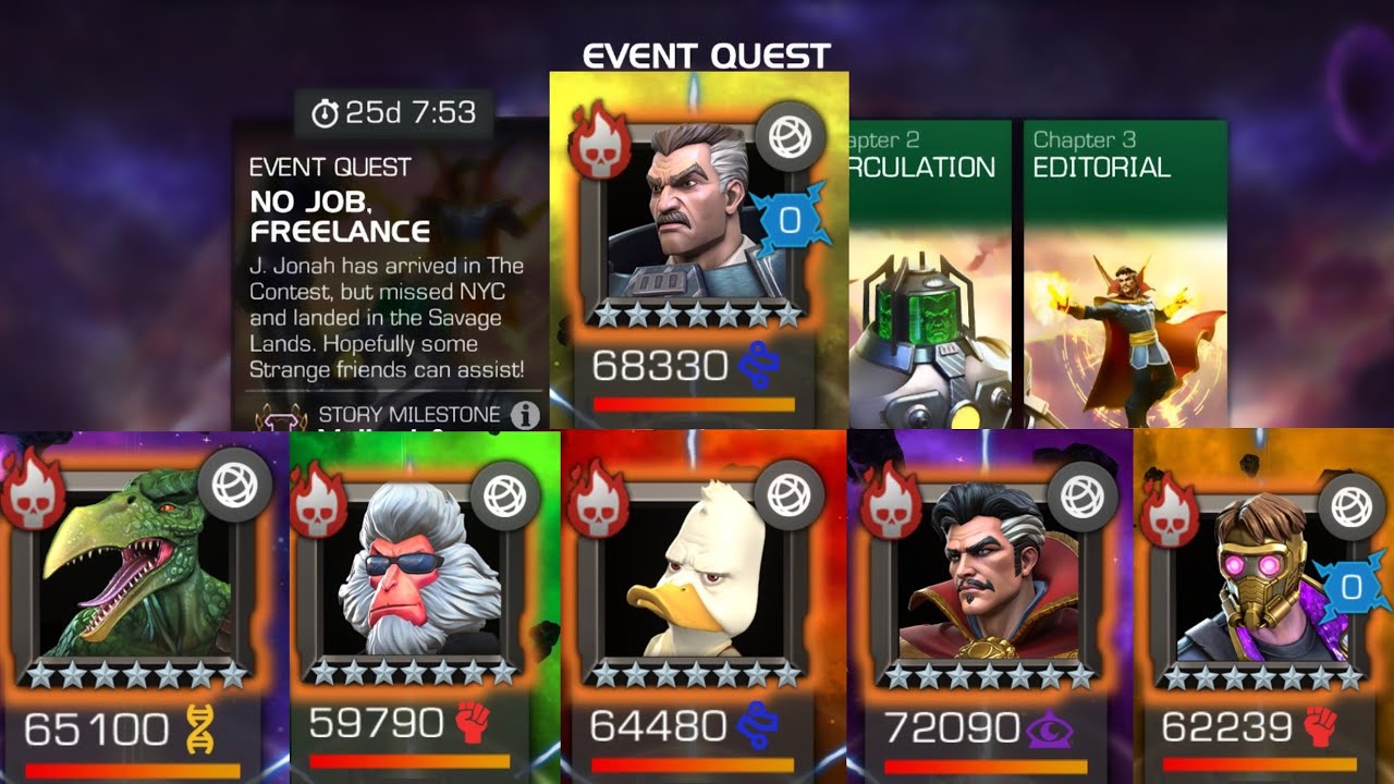 ВСЕ БОССЫ В ОДИНОЧКУ - ЕЖЕМЕСЯЧНОЕ СОБЫТИЕ (БЕЗ РАБОТЫ. ФРИЛАНС) MCOC