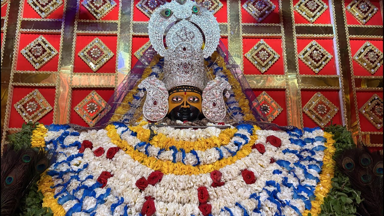 श्री खाटू श्याम जी की श्रृंगार आरती खाटू खोड़ाधाम 🛕🕉️ #shyam #khatushyam #live #darshan 