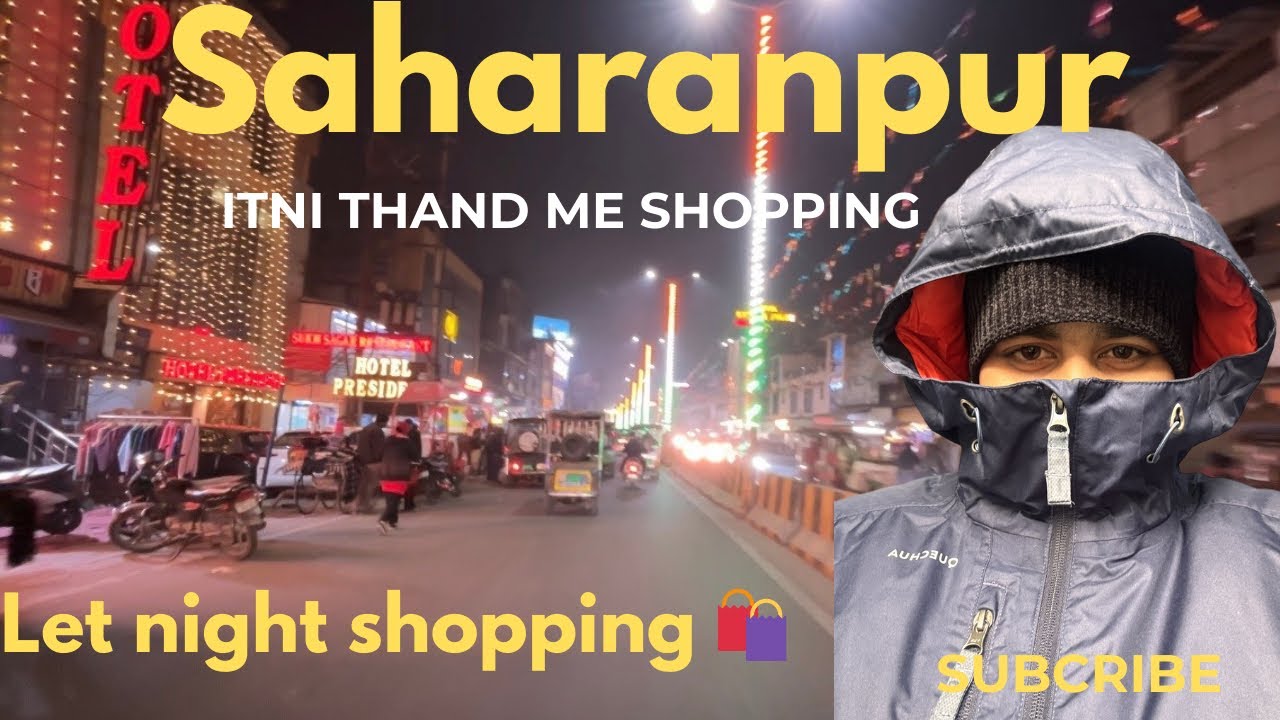 Let Night Shopping 🛍️ || Saharanpur Nehru Market || #vlog #ritikagautamup11 #viral 