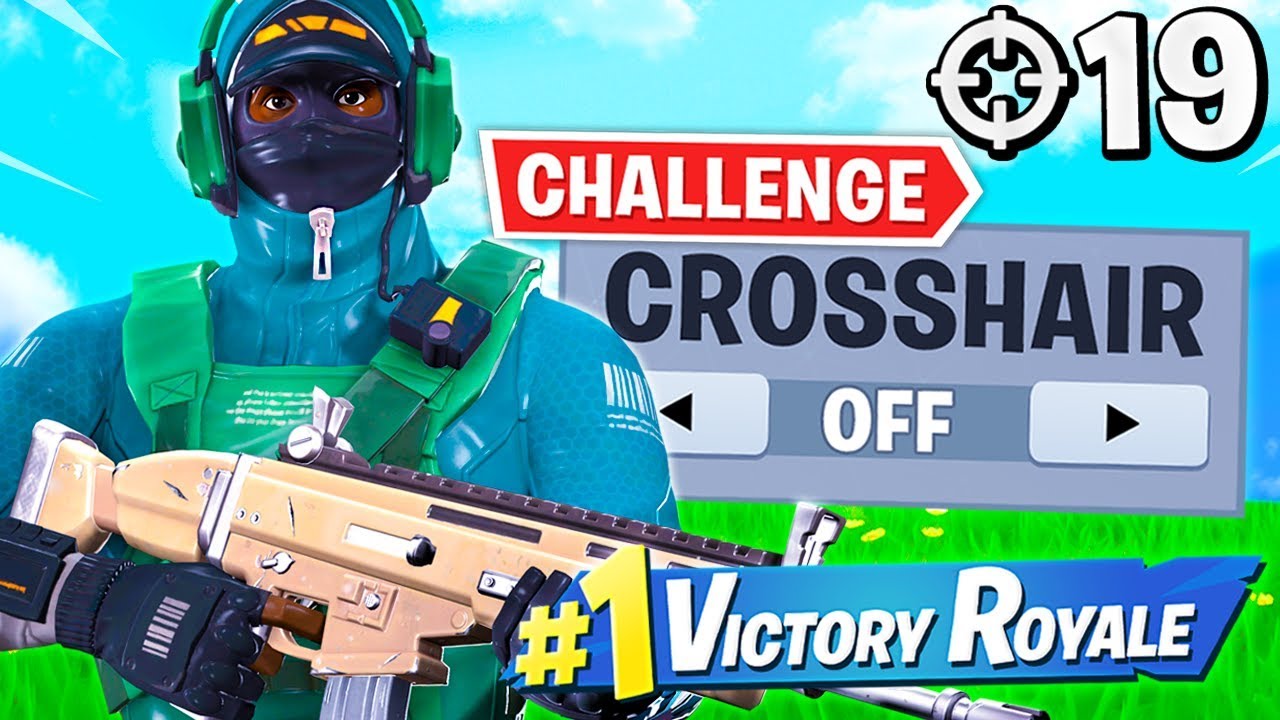 WINNING Without Crosshair Challenge! (19 Elims)