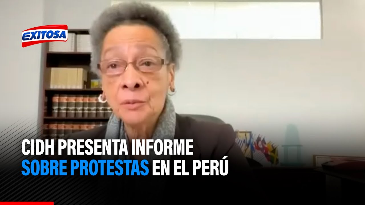 🔴🔵CIDH presenta informe sobre la situación de derechos humanos en las protestas en el Perú