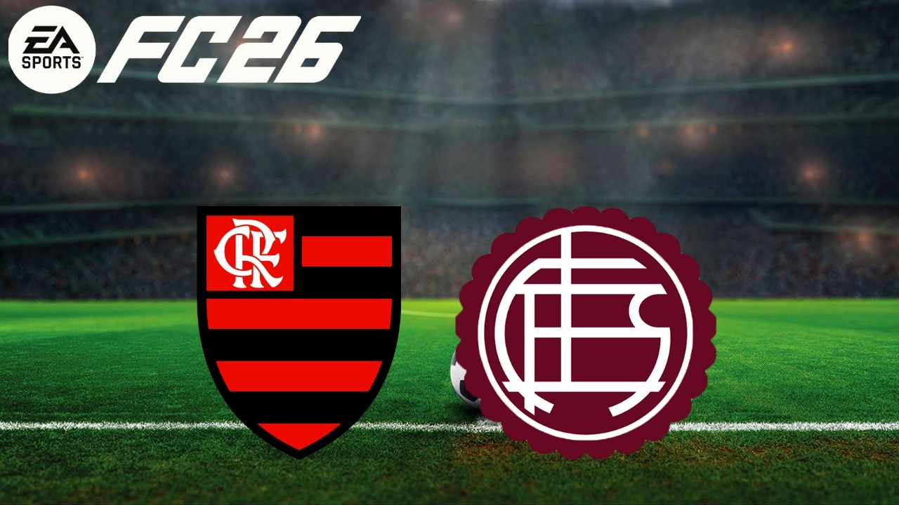 FLAMENGO X LANUS FINAL RECOPA SUL AMERICANA 2026 SIMULAÇÃO FUTEBOL EA FC 26