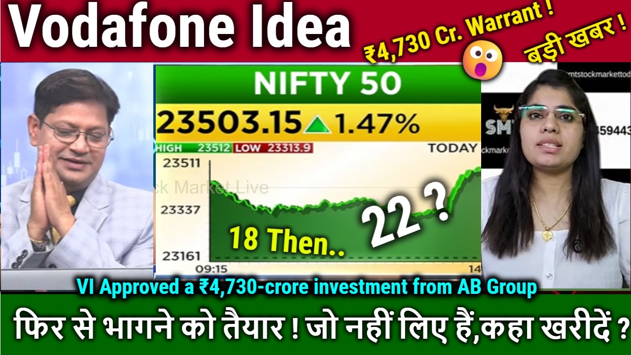 Vodafone Idea Share latest news,kya hoga,Buy or sell?Analysis/vi issue ₹4,730 Cr.warrant/idea target