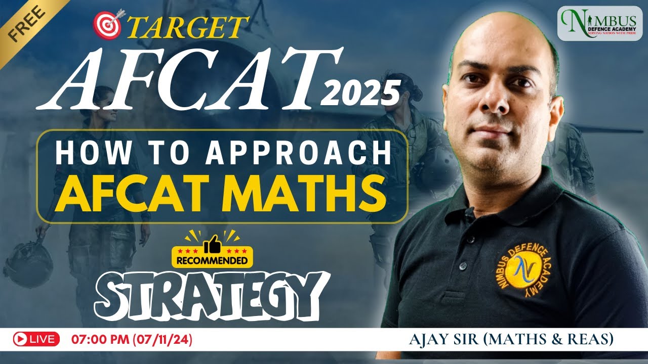 BEST MATHS STRATEGY FOR AFCAT 2025 || FREE BATCH  || 200+ IN FIRST ATTEMPT #afcat #2025