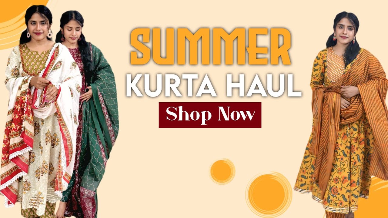 Summer Kurta Sets Haul | Refresh Your Wardrobe with These Must-Haves! |Sweet is Life