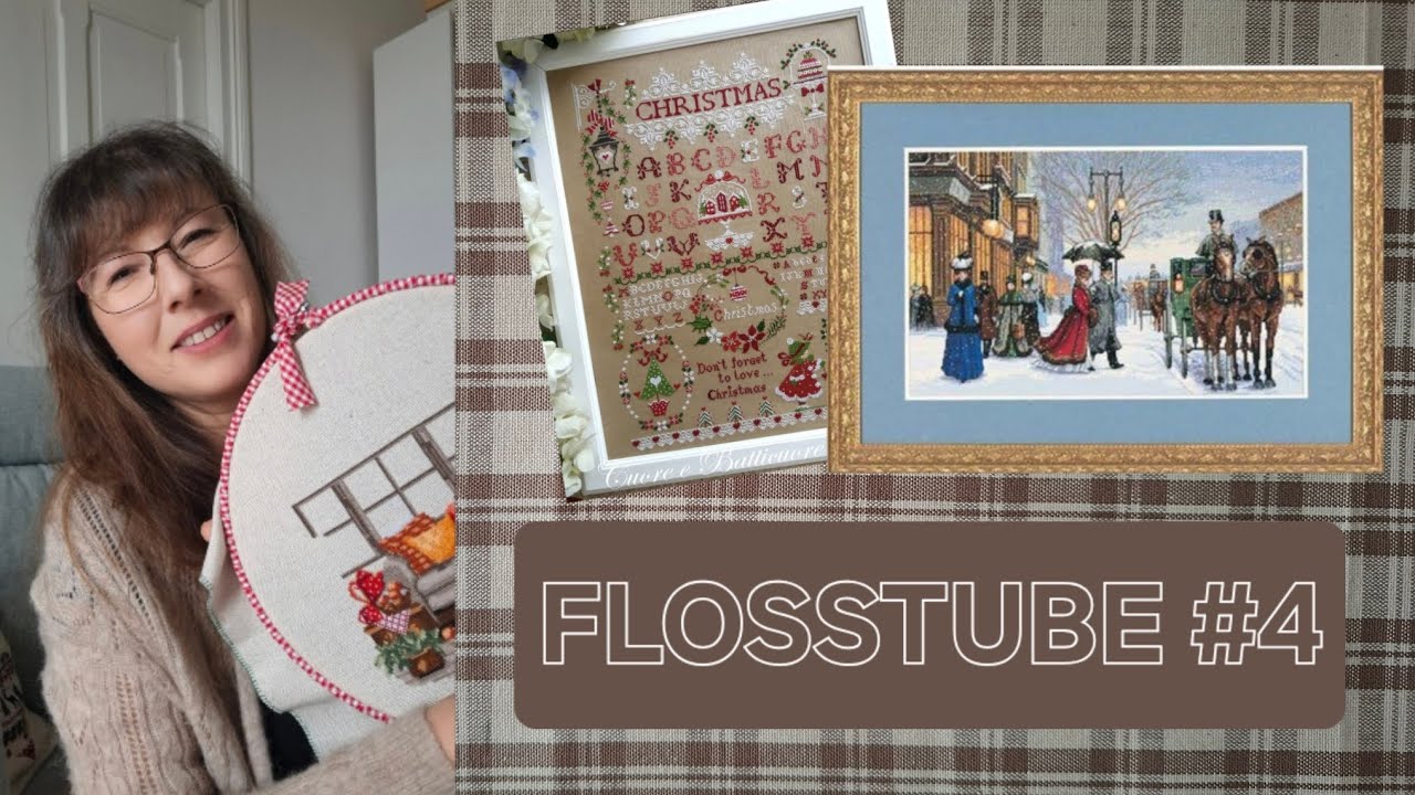 🪡🧵 FLOSSTUBE #4: ce que j'ai brodé en décembre 2025
