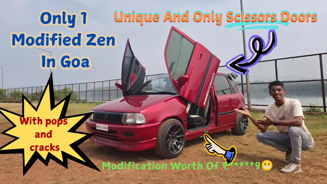 Единственный экземпляр в Гоа &mdash; Maruti Suzuki Zen &mdash; с дверями-ножницами и многим другим | Сиддхарт...
