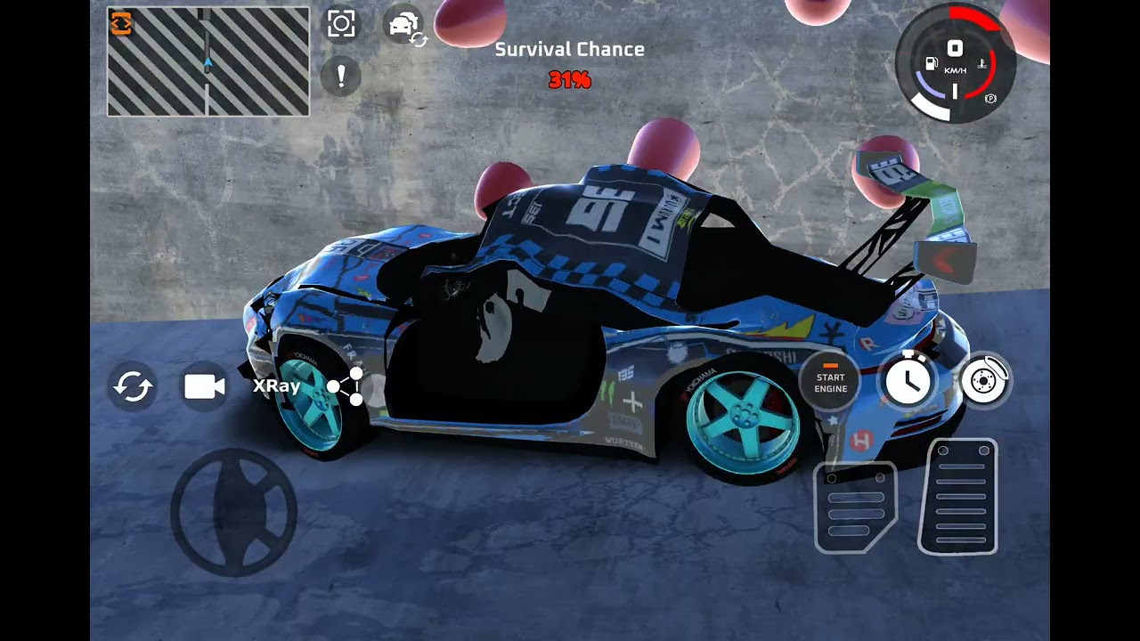 Not ending video untill i pass the challenge. Game name: DriveCSX