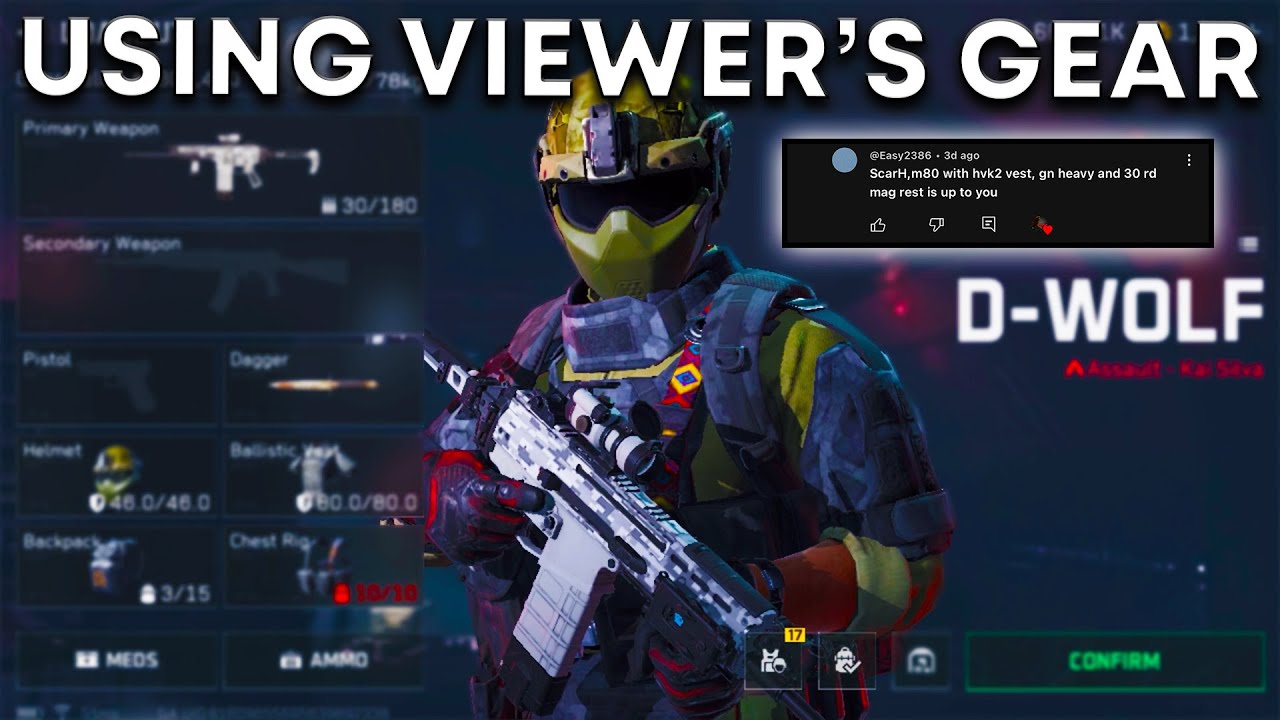 Using the gear my viewer requested | Delta Force Mobile Operations