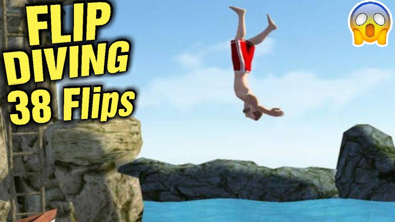 Flip Diving 38 Flips Highest Record