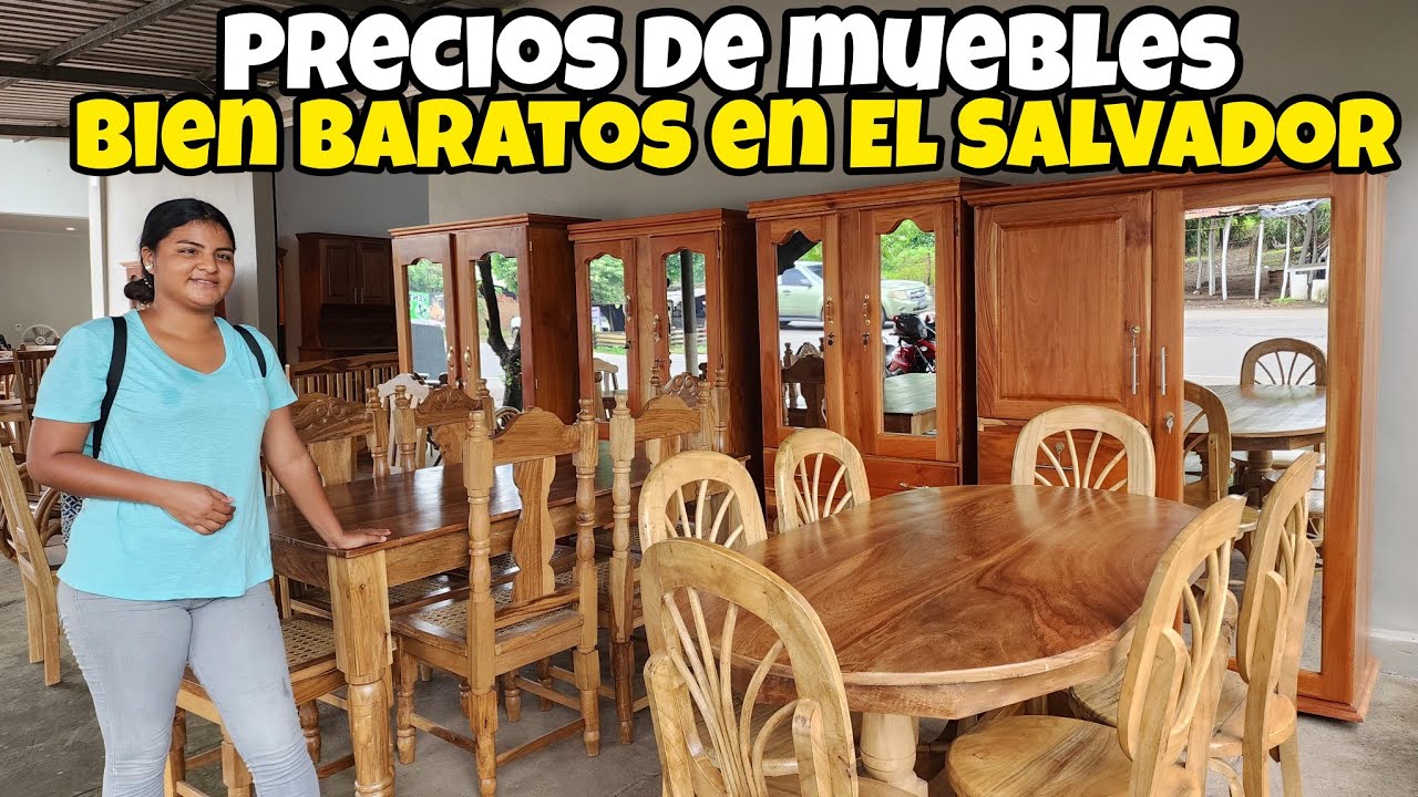 🚨&iquest;PRECIOS DE MUEBLES DE MADERA BIEN BARATOS EN EL SALVADOR?🇸🇻