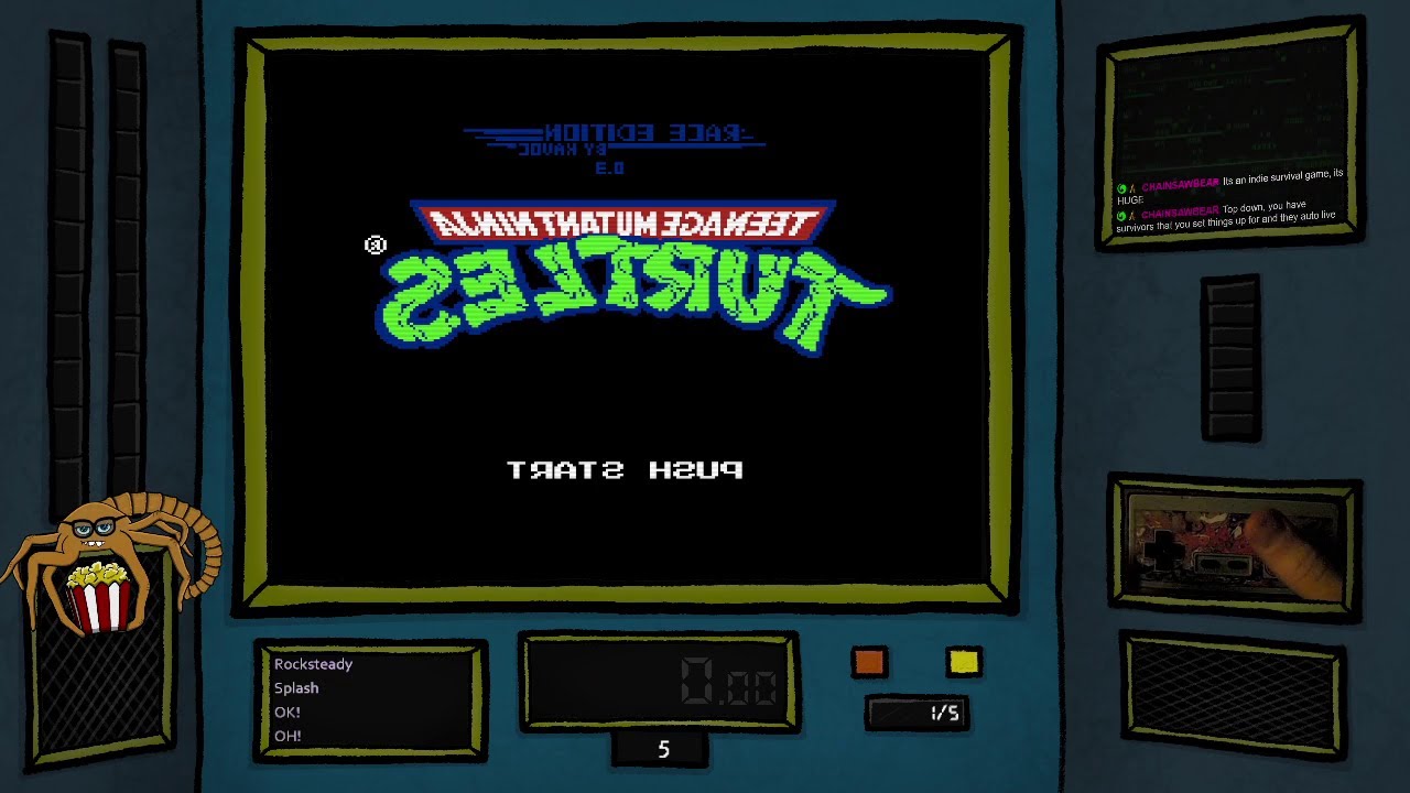 NES TMNT - SEN TNMT 21:17 backwards speedrun