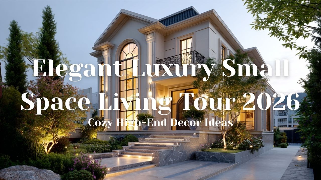 ✨ Elegant Luxury Small-Space Living Tour 2026 | Cozy High-End Decor Ideas