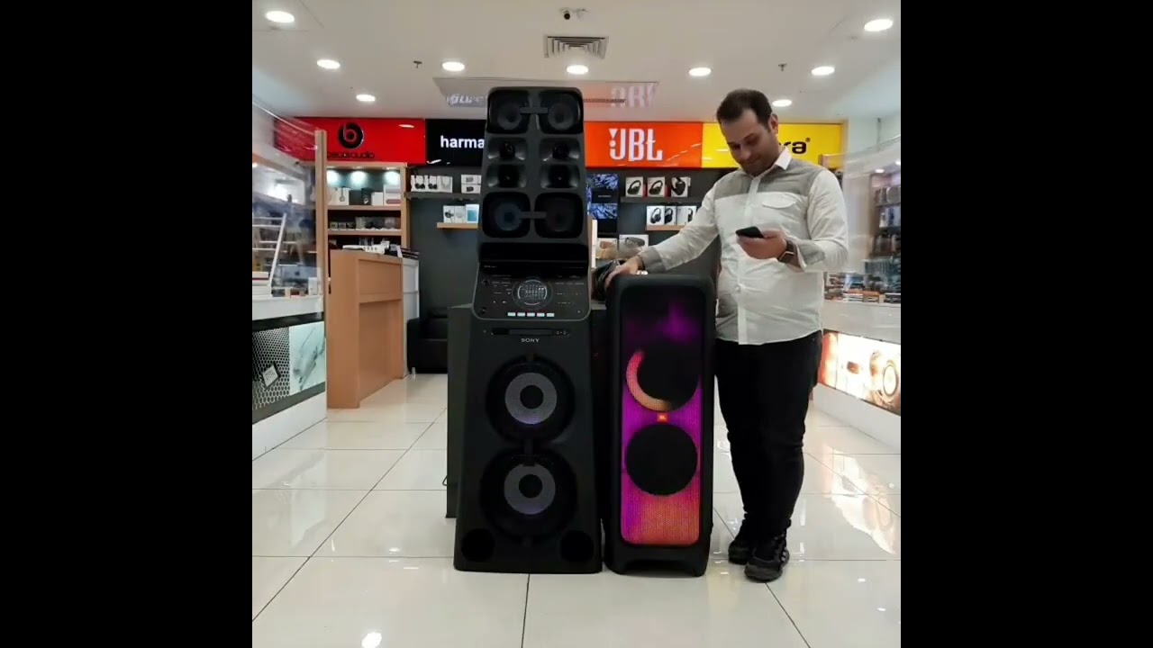Duelo :Torre V90d vs JBL Party box 1000