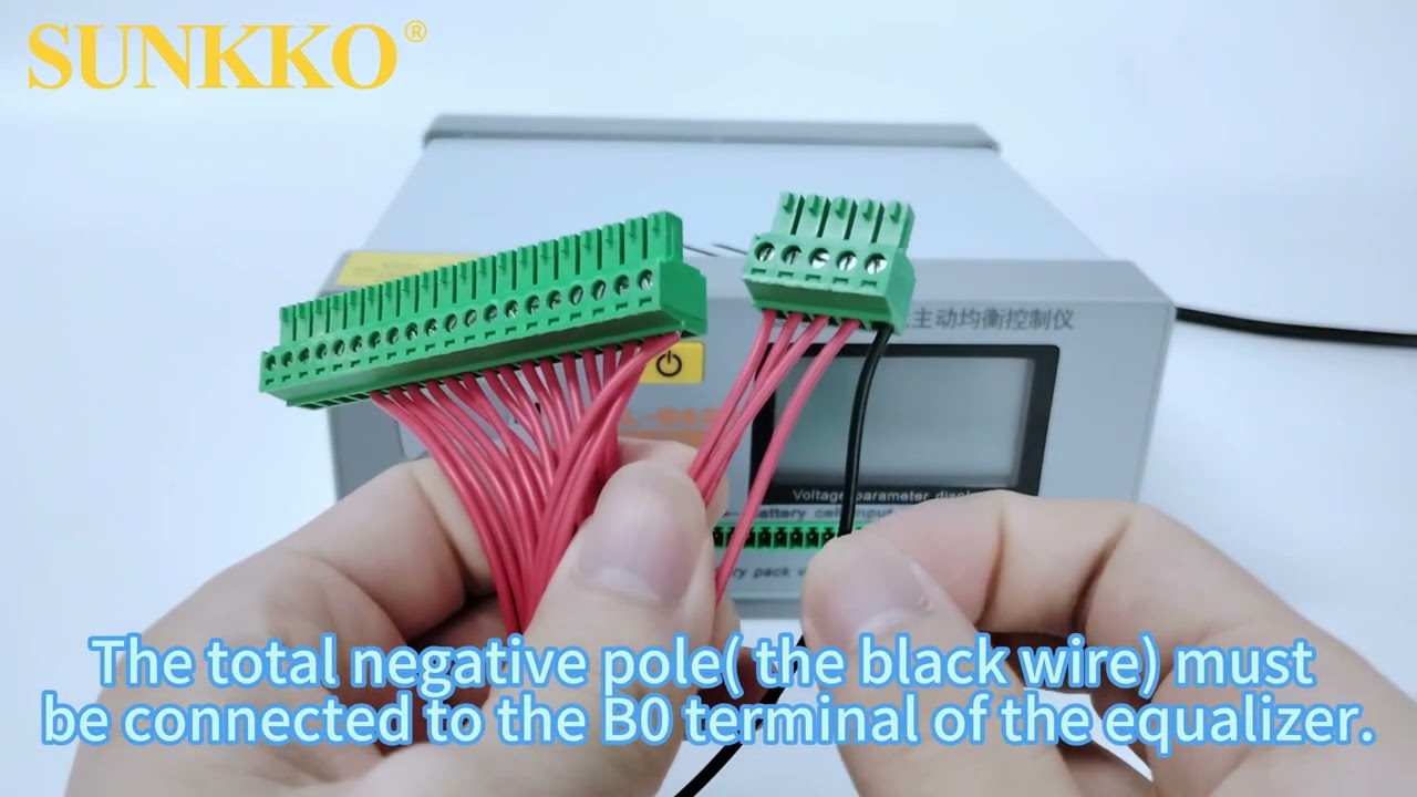 SUNKKO BAL-8624 Battery Pack Equalizer Tutorial Video