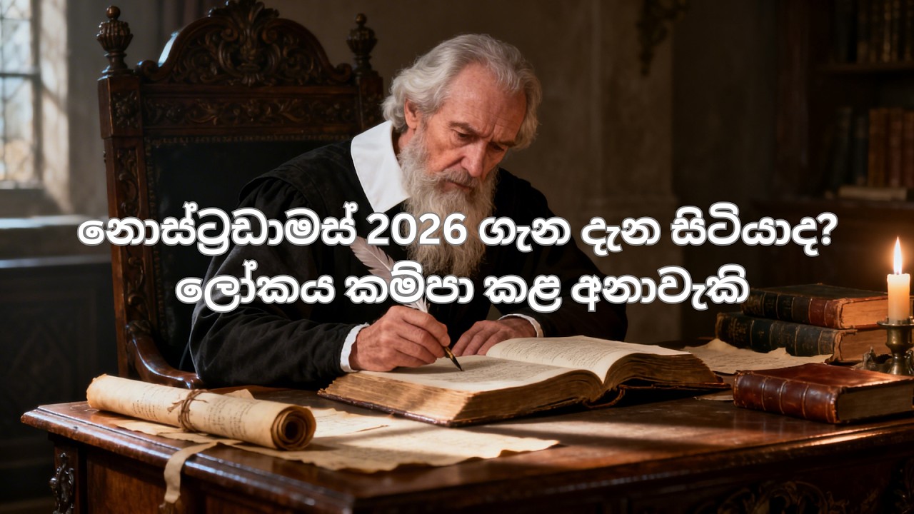 නොස්ට්‍රඩාමස් 2026 ගැන දැන සිටියාද? ලෝකය කම්පා කළ අනාවැකි
