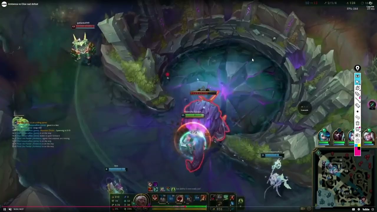 Platinum Ambessa vs Elise,