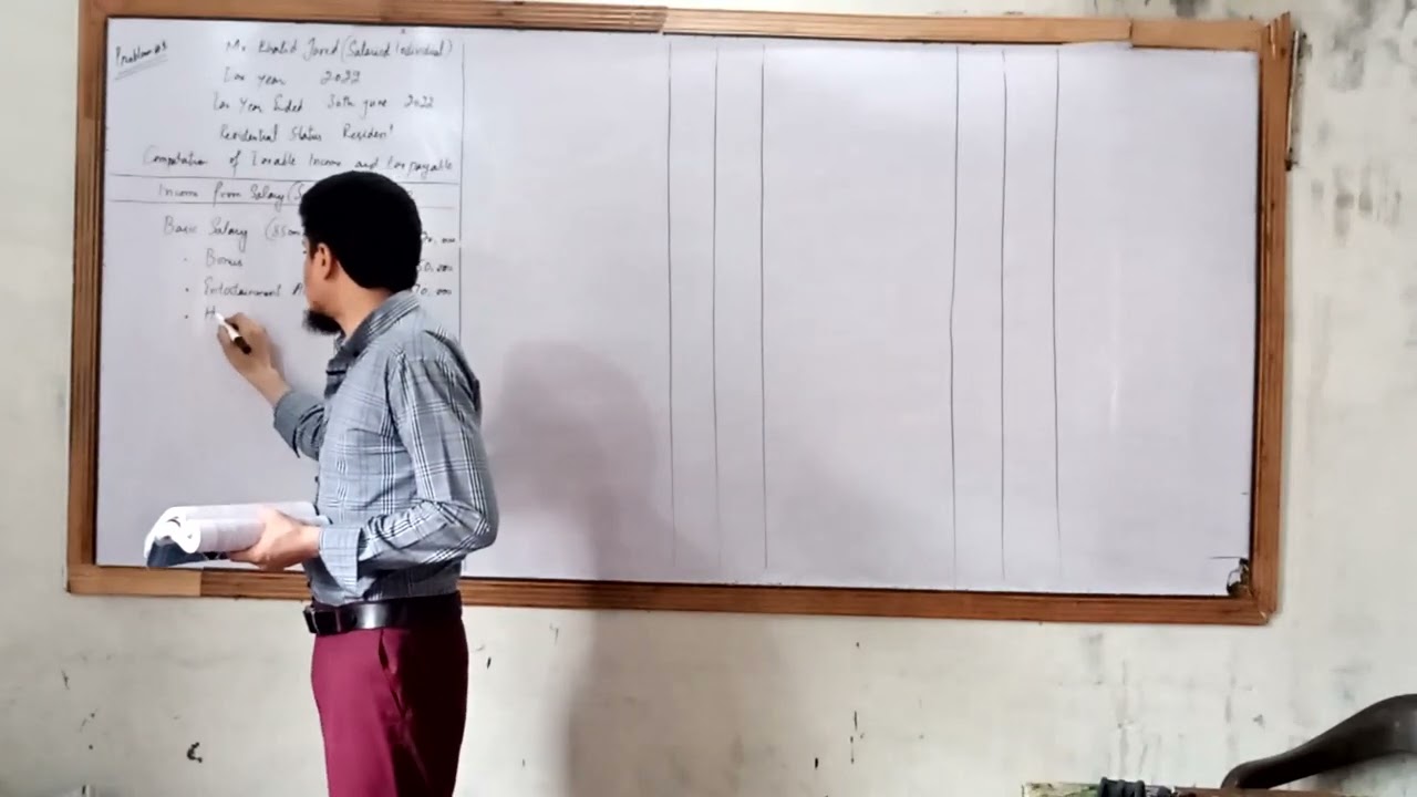 Problem#1| Income tax Numericals| 2022-2023|Computation of Taxable Income and Taxpayable |