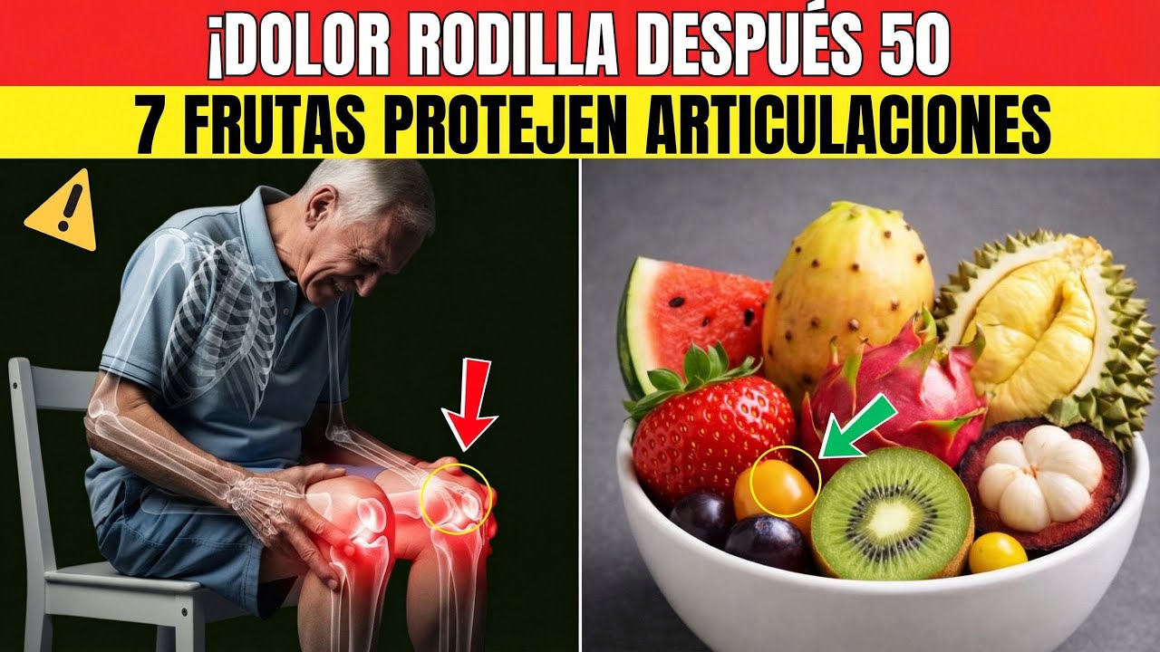 ¿Dolor en las rodillas después de los 50? Estas 7 frutas ayudan a proteger las articulaciones