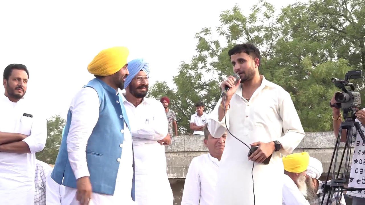 [Live] CM Bhagwant Singh Mann during Lok Milni in village Dharampura, Mansa.