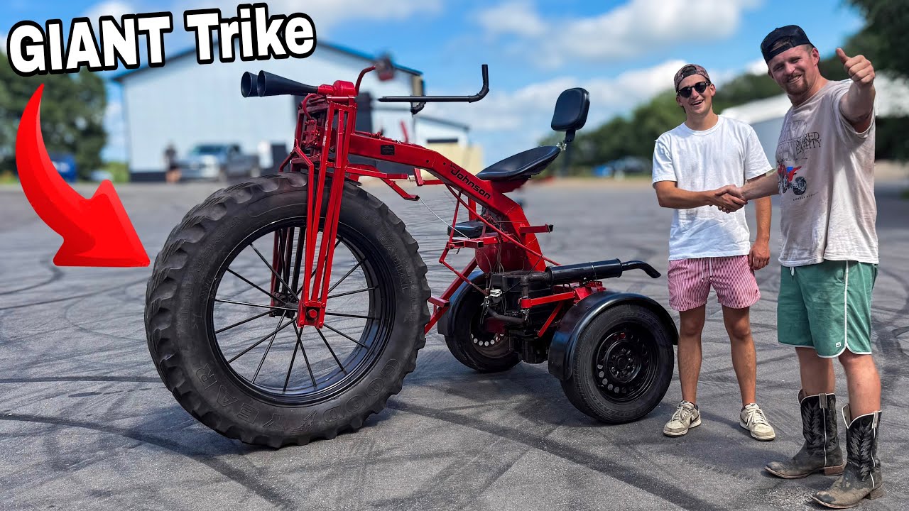 Surprising C-Boys with Giant Trike