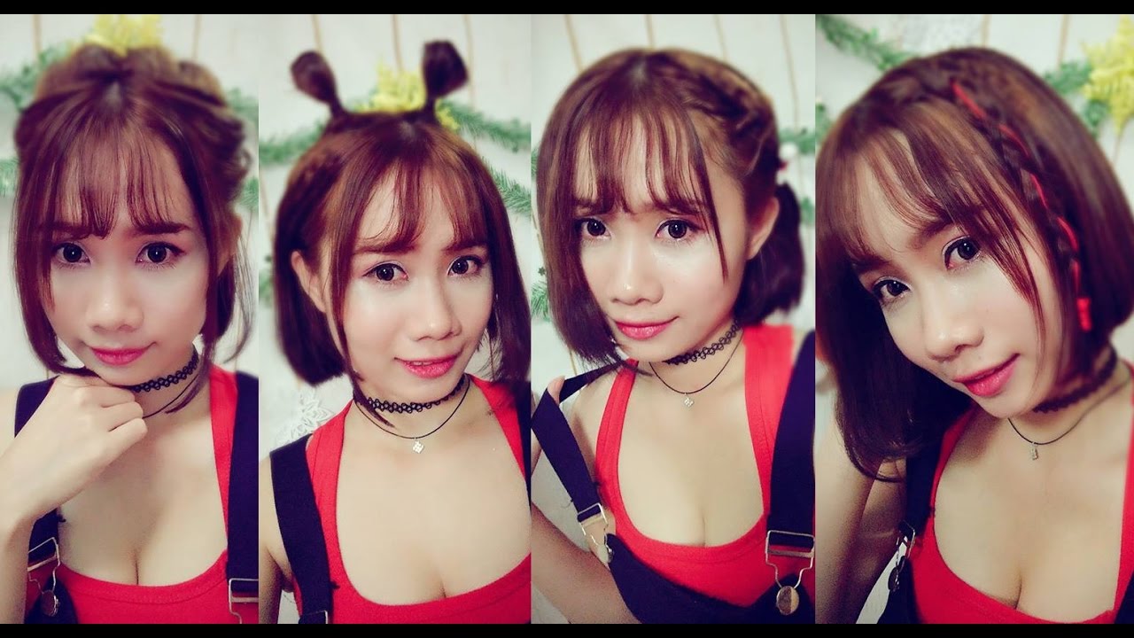 Hairstyles - Các Kiểu Tết Tóc Ngắn Đẹp Đón Giáng Sinh | Yêu Làm Đẹp