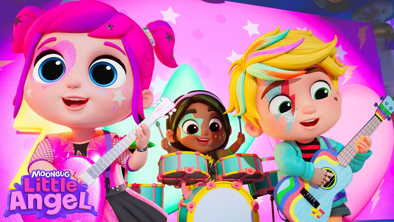 Księżniczka Rockstar! 🎤✨ Śpiewaj i tańcz z Jill | Piosenki i rymowanki dla dzieci Little Angel