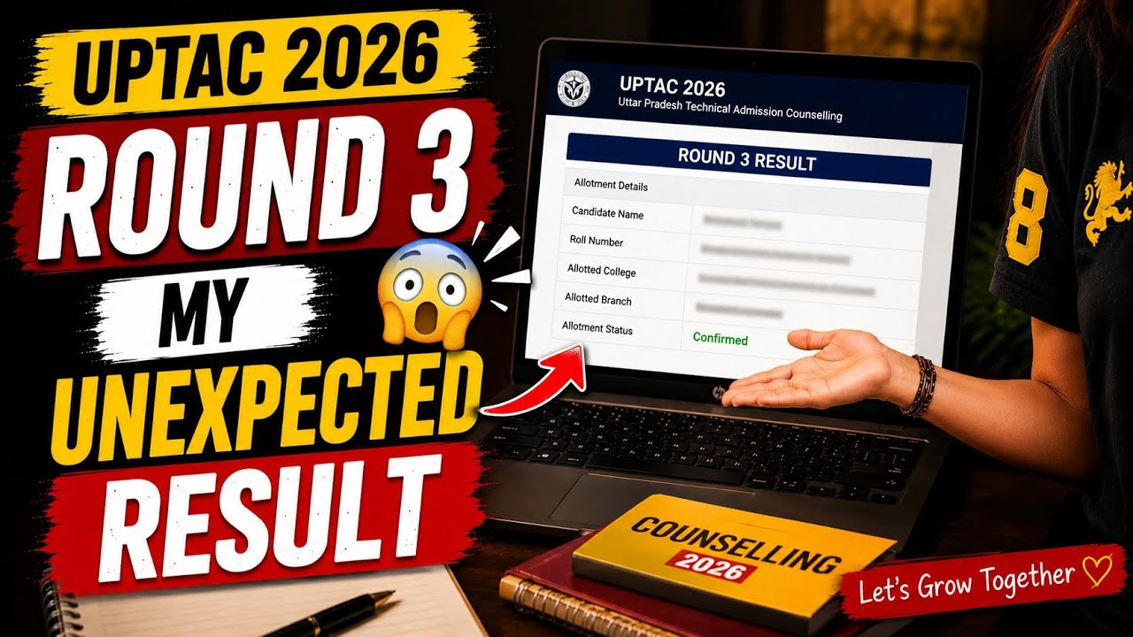 UPTAC 2026 Round 3 Result 😳 | I NEVER EXPECTED THIS! | BIG BLUNDER? #result #round3 #uptac #jee #...