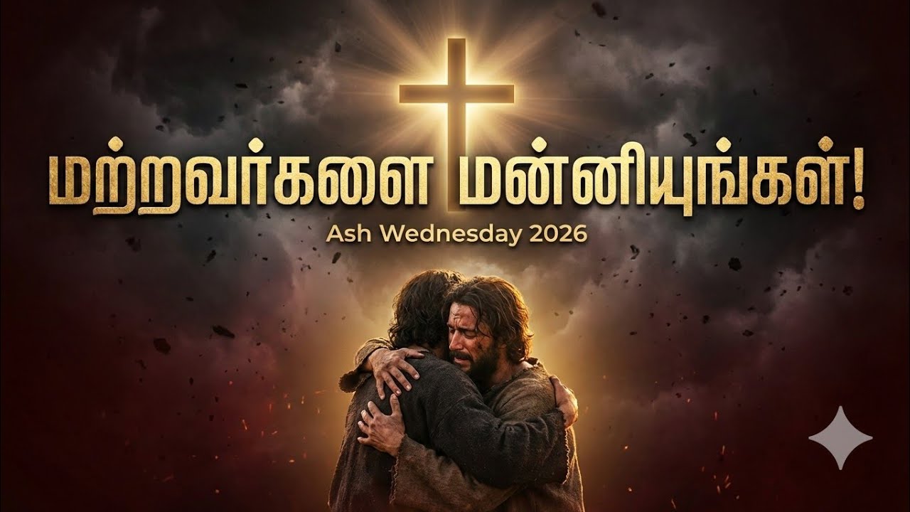 Пепельная среда 2026 ✝️ | Прощайте других! | Специальное послание на тамильском языке к Великому ...
