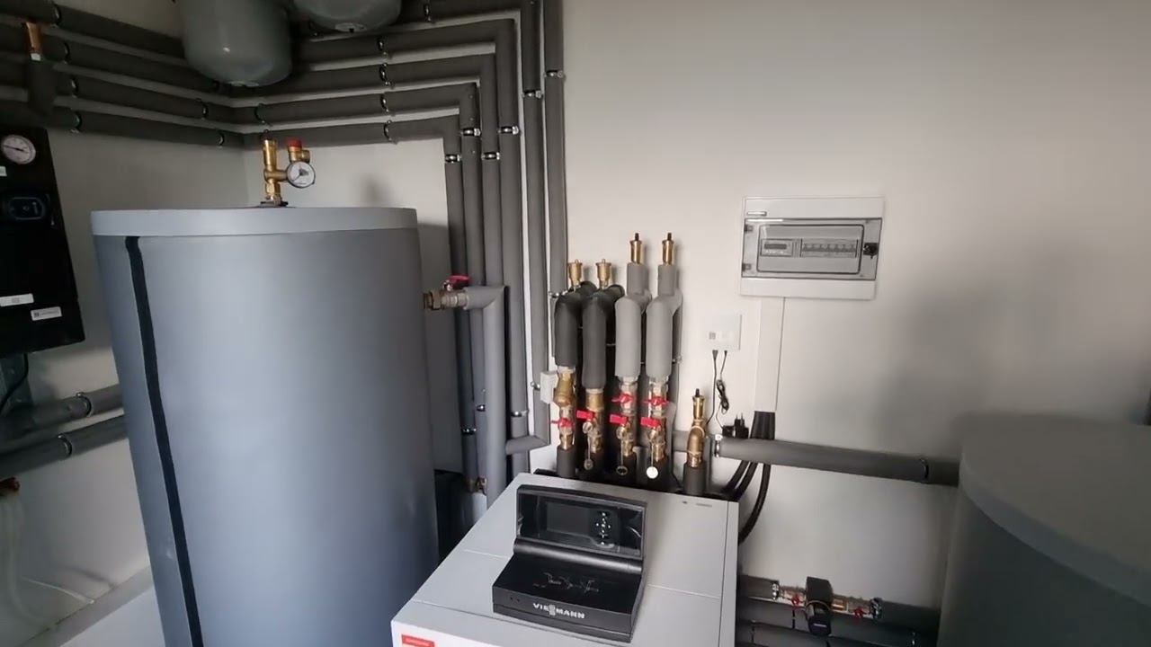 Montaż gruntowej pompy ciepła Viessmann 300-G