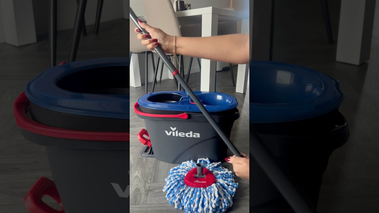 taking my new vileda rinse clean mop for a spin! 🤭🪣🫧 #cleaning