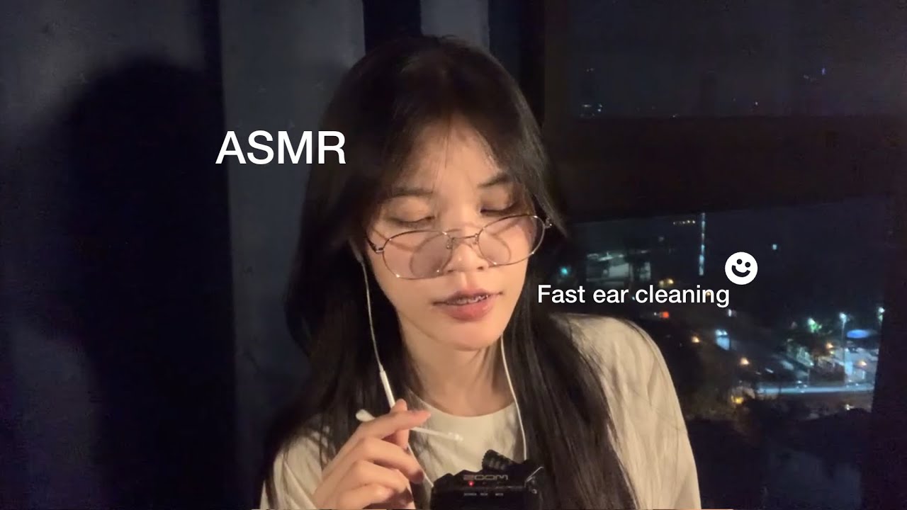 ASMR Ear Cleaning ( fast ♡ )  แคะหูแบบหยึกหยึยยย