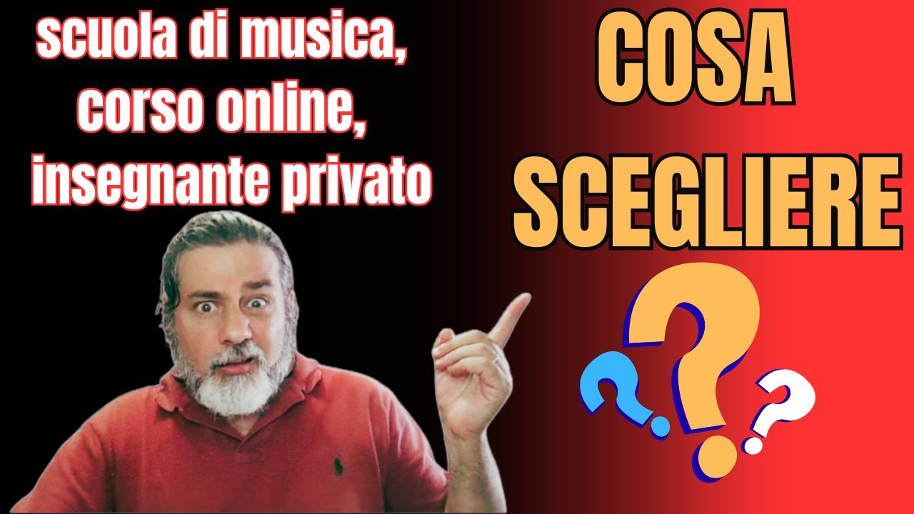 🎶 Scuola di musica, videocorsi o insegnante privato?  😨 Fai la scelta giusta!