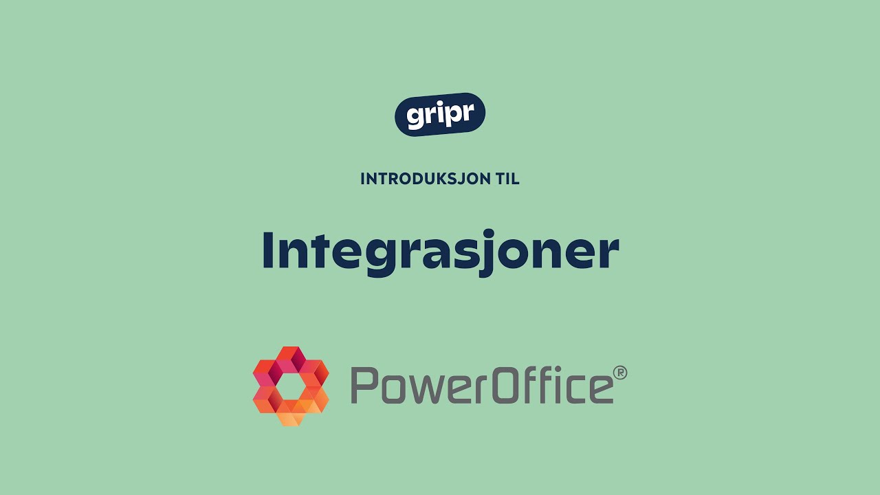 Integrasjon mot Poweroffice GO