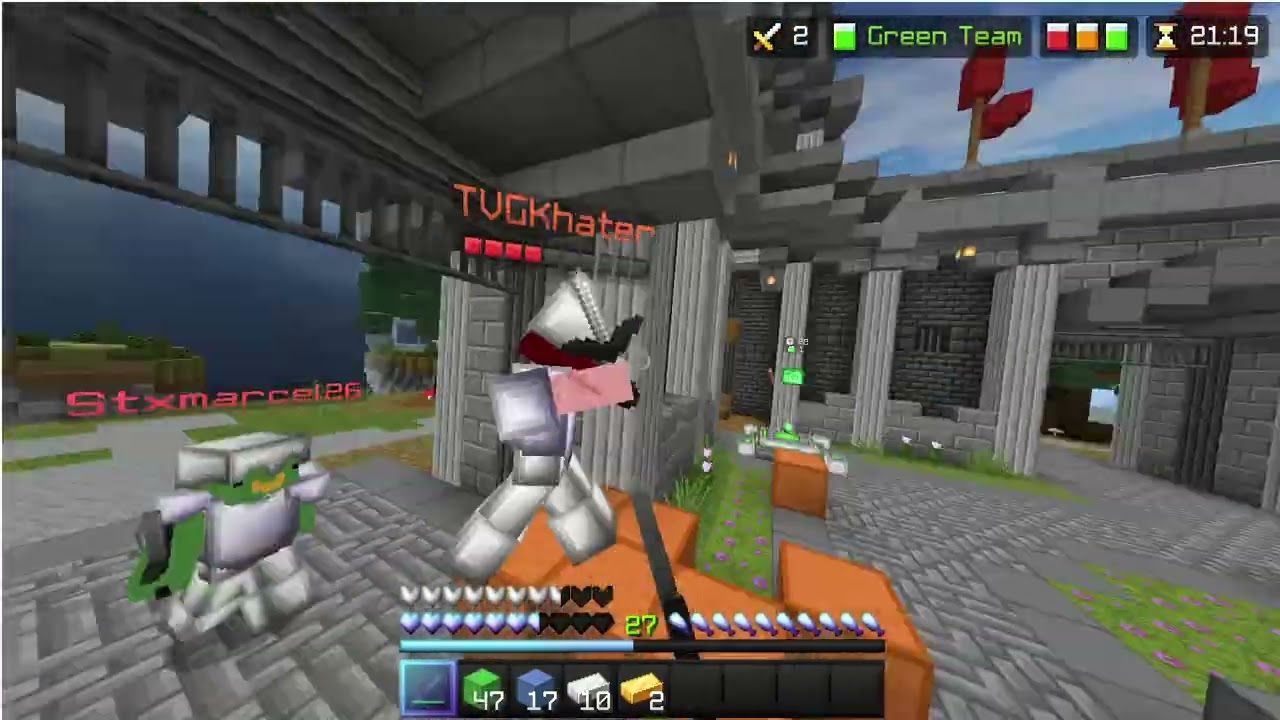 Playing solos bedwars got win