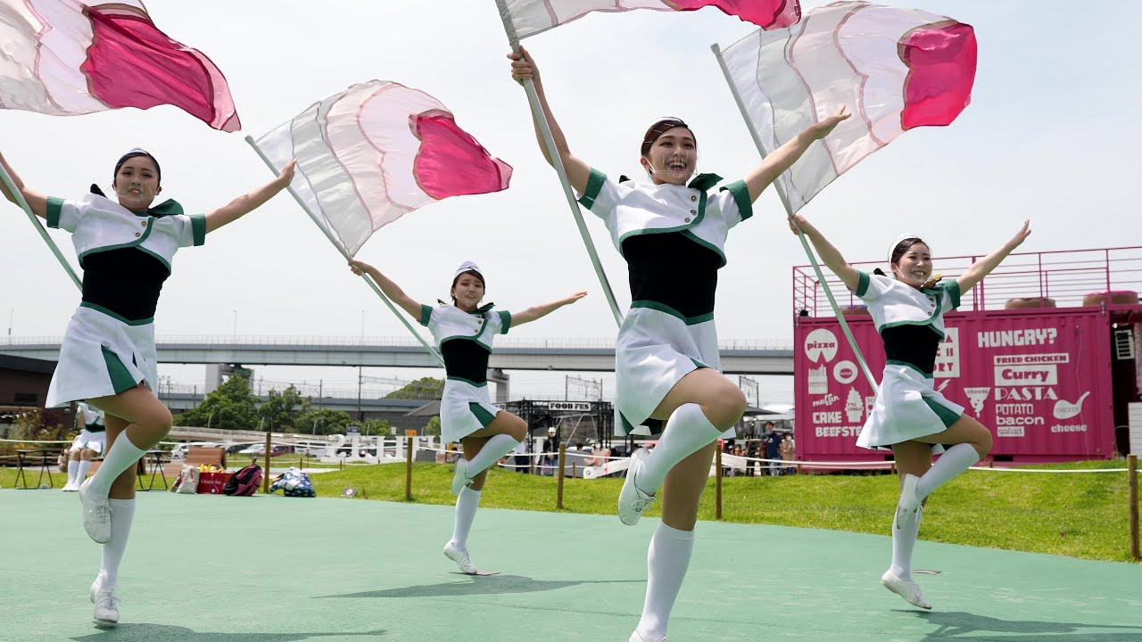 カラーガード隊[4K/60P]2022/6/4 消防音楽隊コンサート(THE OUTLETS KITAKYUSHU)