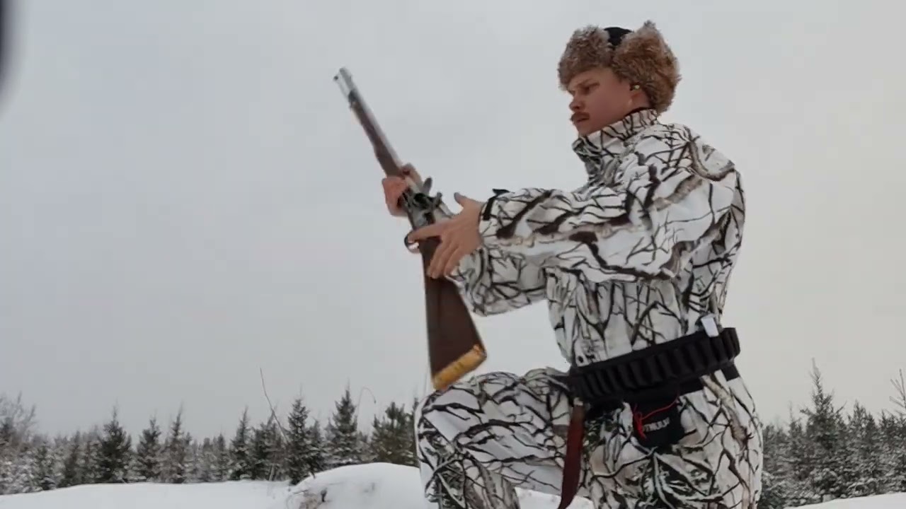 Brown Bess Carbine winter shooting