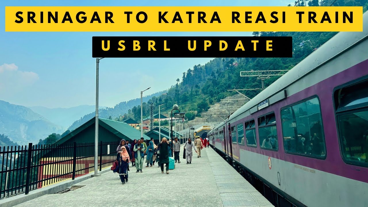USBRL TRAIN JOURNEY || BANIHAL TO KATRA SANGALDAN