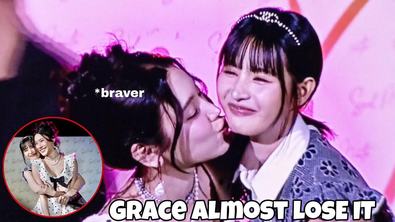 (GraceOaey) OAEY SMOOTHLY KISSED AND BACKHUGGING GRACE | Grace got blushed when Oaey flirting on her