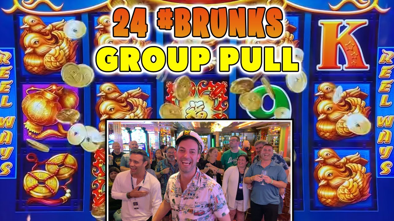 🎰 24 #Brunk Players Group Pull Aboard The Rudies Cruise 🎰