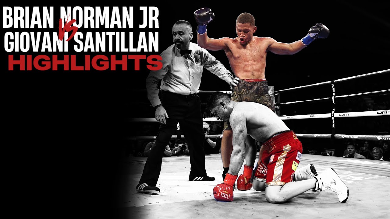 Brian Norman Jr vs Santillan | HIGHLIGHTS #BrianNormanJr