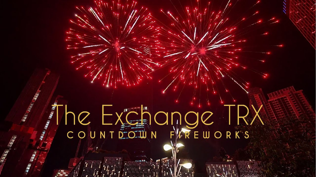 Countdown Fireworks at The Exchange TRX ｜Shot by DJI Osmo Pocket 3