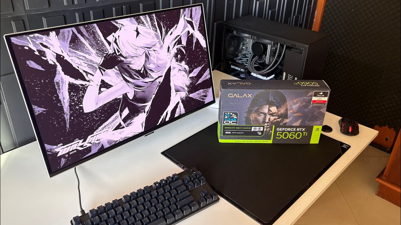 Realizei um SONHO de INFÂNCIA e comprei uma PLACA DE VÍDEO sendo CLT - RTX 5060ti Unboxing
